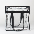 Clear Vinyl PVC Tote Bag WithLong Shoulder Strap